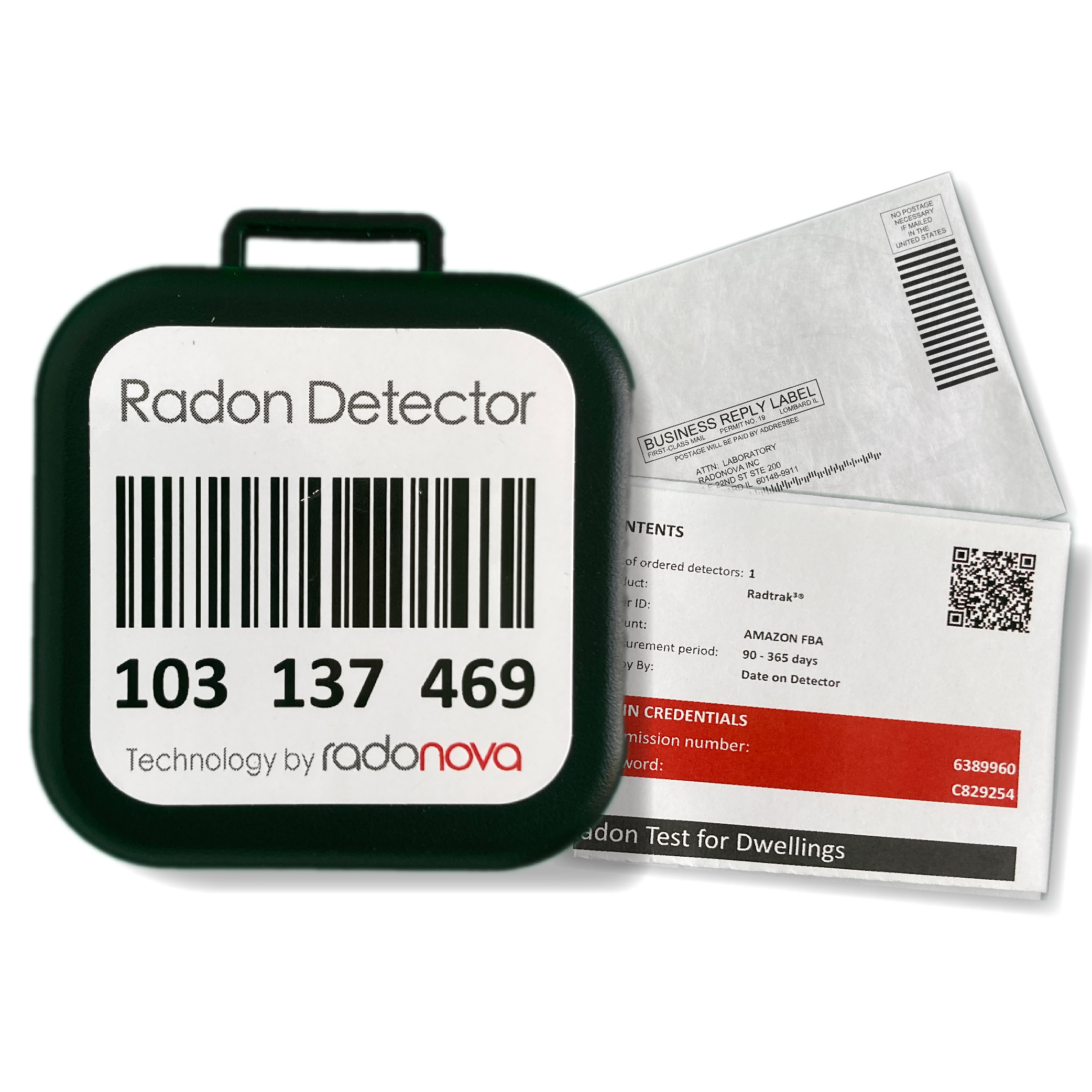 Long Term Radon Test Kit, Radtrak³